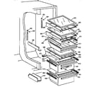 Kenmore 3639550955 fresh food section diagram