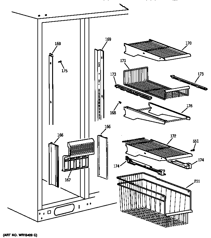 Freezer section