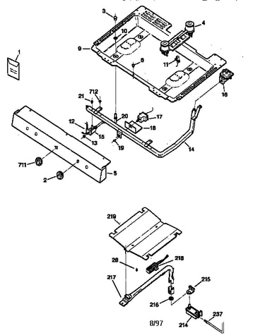 Gas & burner parts