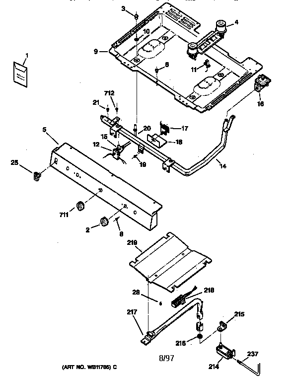 Gas & burner parts