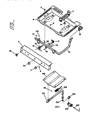 Gas & burner parts
