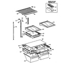 Kenmore 36368162890 shelf parts diagram