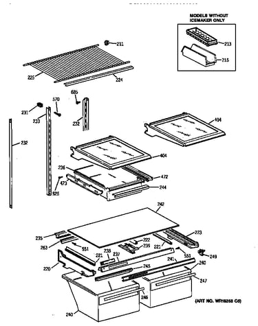 Shelf parts