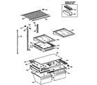 Kenmore 36378162890 shelf parts diagram