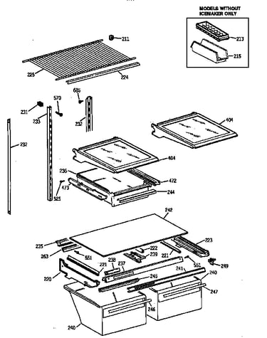 Shelf parts