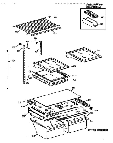 Shelf parts
