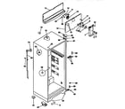 Kenmore 2539668002 cabinet parts diagram