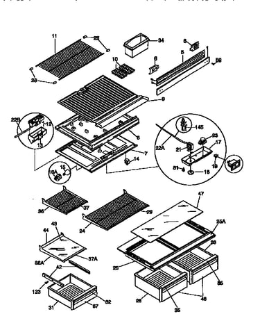 Shelves and accessories