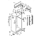Kenmore 2539368402 cabinet parts diagram