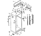 Kenmore 2539668442 cabinet parts diagram