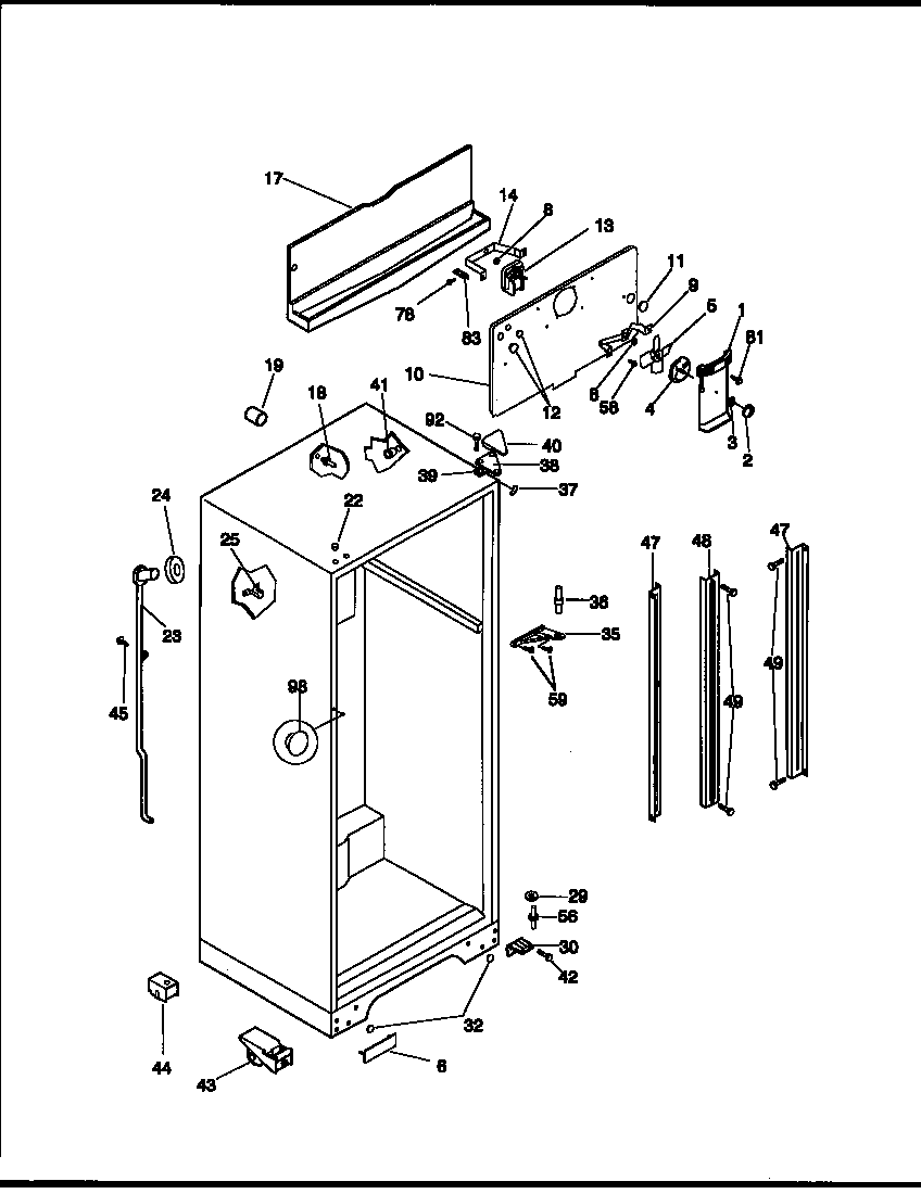 CABINET PARTS