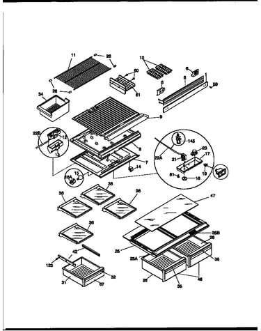 Shelves and accessories