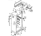 Kenmore 2539368082 cabinet parts diagram