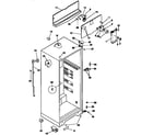 Kenmore 2539368092 cabinet parts diagram