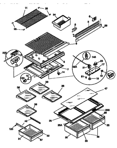 Shelves and accessories