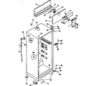 Kenmore 2539768093 cabinet parts diagram