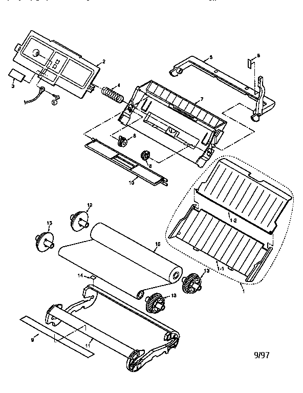 Paper cassette section
