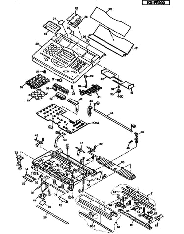 Operation panel section