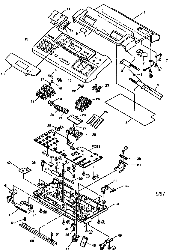 Operation panel section