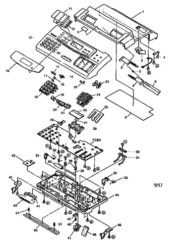 Operation panel section