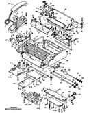 Upper cabinet/p.c.b./thermal head section