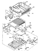 Lower cabinet/paper cassette section