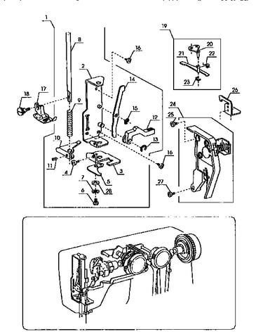 Presser bar assembly