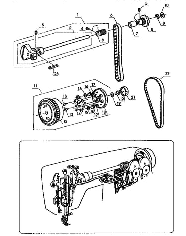Upper shaft unit