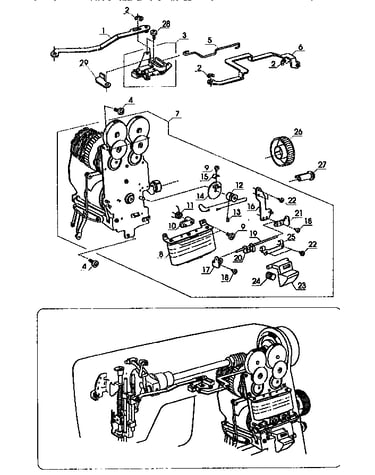 Zigzag guide assembly