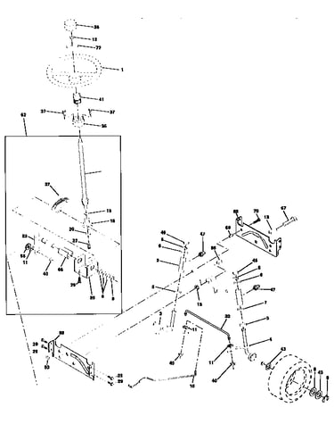 Steering and front axle