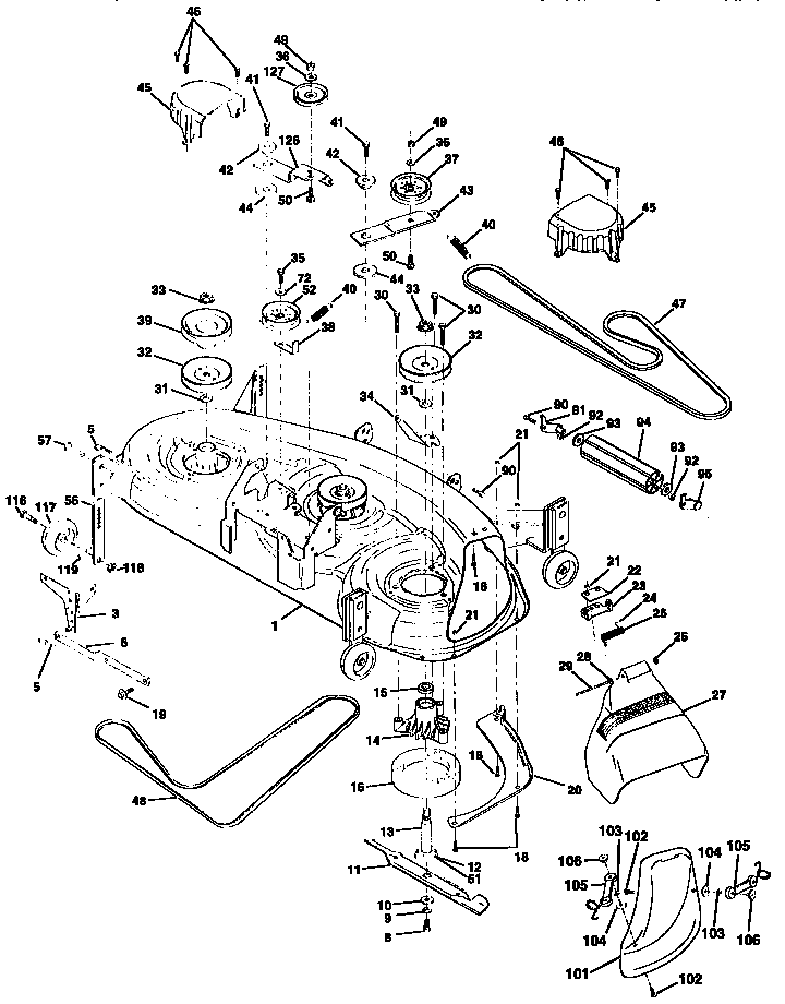 MOWER DECK