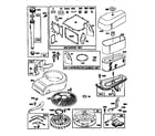 Craftsman 917259830 air cleaner assembly diagram