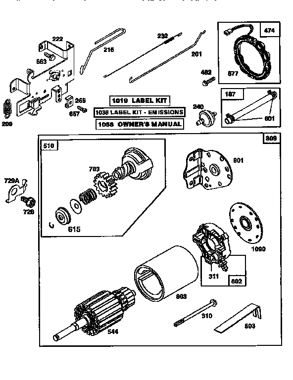 Starter assembly