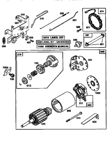 Starter assembly