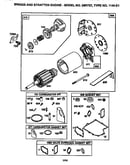 Motor and drive starter and gasket set