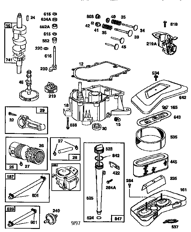 Sump engine assembly