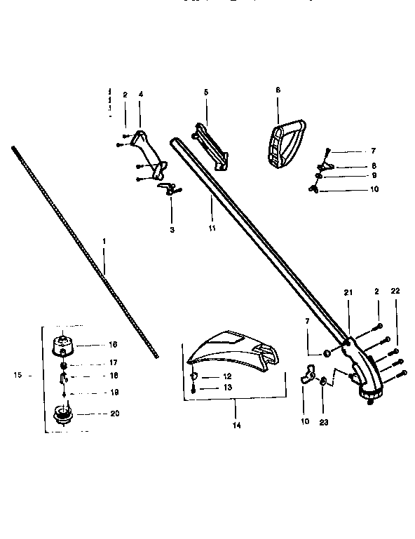 DRIVE SHAFT AND CUTTING HEAD