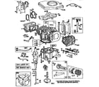 Briggs & Stratton 460777-1297-01 cylinder assembly diagram