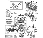 Briggs & Stratton 460777-1297-01 air cleaner body and carburetor assembly diagram
