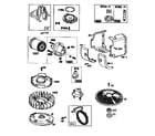 Craftsman 917251470 flywheel assembly and blower housing diagram