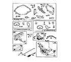 Briggs & Stratton 12H802-2634-A1 air cleaner assembly and gasket set diagram
