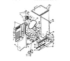 Kenmore 11088754790 dryer cabinet and motor diagram
