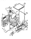 Dryer cabinet and motor