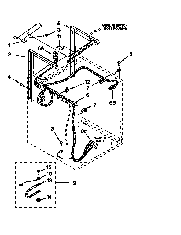Dryer support and washer