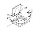Kenmore 11088754790 washer top and lid diagram