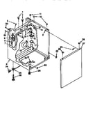 Washer cabinet