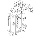 Kenmore 2539366404 cabinet parts diagram