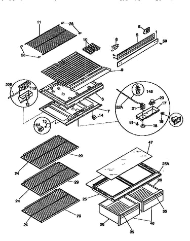 Shelves and accessories