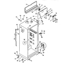 Kenmore 2539366214 cabinet parts diagram