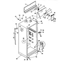 Kenmore 2539366004 cabinet parts diagram
